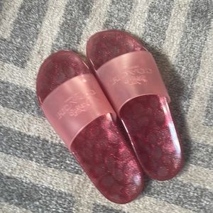COACH jelly slides